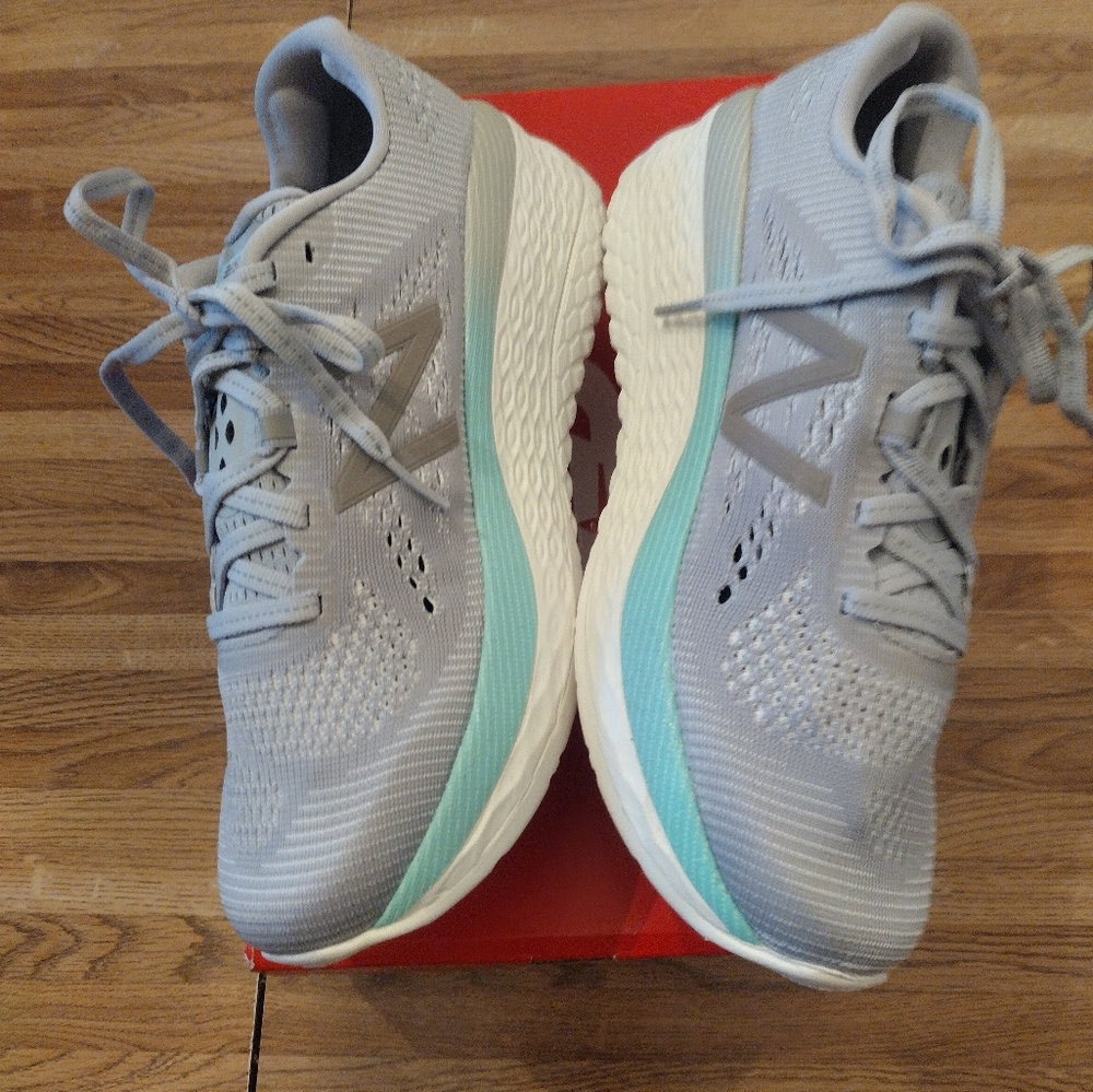 Women's New Balance WMORRS Running Shoes Rain Cloud/Sea Salt - Picture 5 of 10